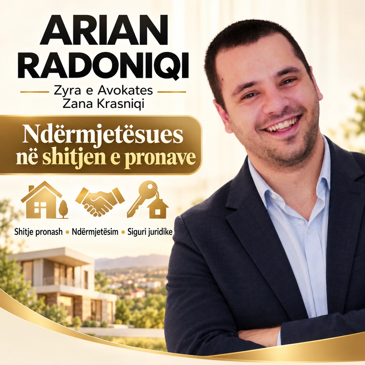 Locandina per vendita immobili — Arian Radoniqi