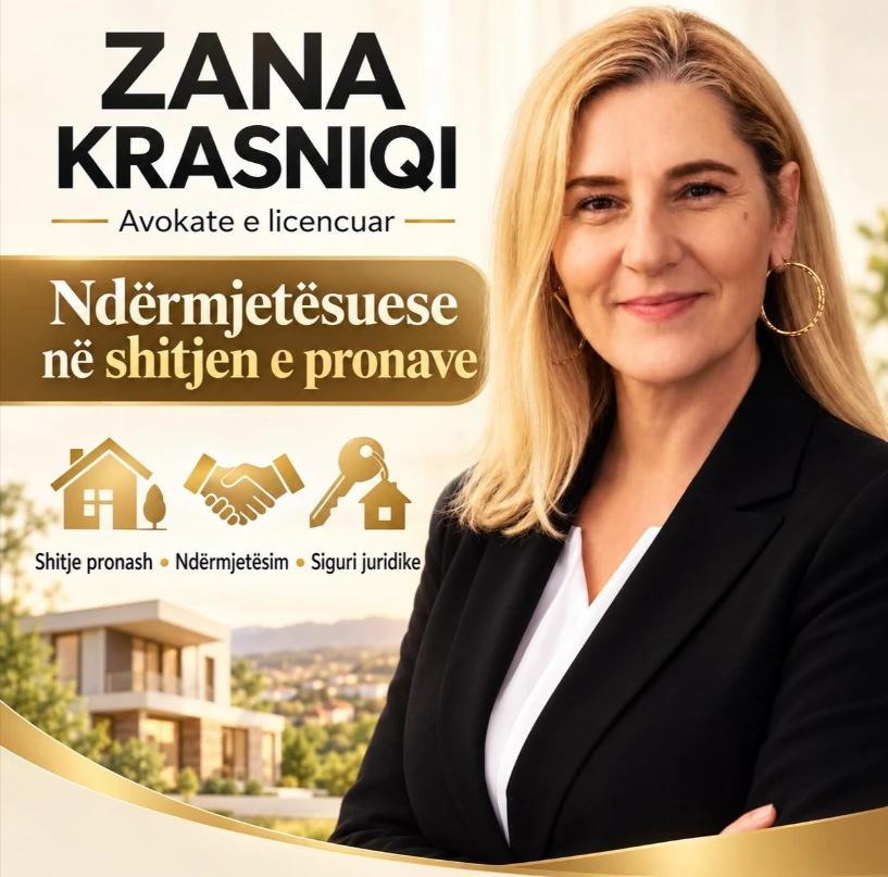 Locandina per vendita immobili — Zana Krasniqi